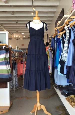 Leanne Maxi Dress- navy