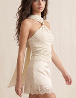 Scarlet Halter Wrap Mini Dress