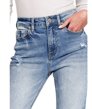 Bella Stressed Ankle Jeans