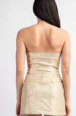 Miranda Gold two-piece set (sold separately)