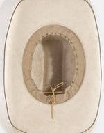 Western Suede Cowboy Hat with Longhorn Detail