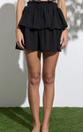 Haylee Tiered Ruffle Mini Skirt