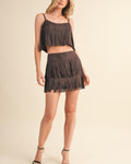 Tara Fringe Skirt Set