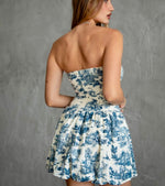 Gracie Bubble Hem Strapless Dress