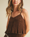 Kelly Suede Shorts Set