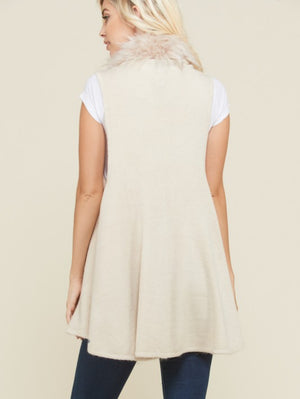 Leah Faux Fur Vest