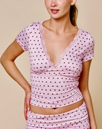 Pink Polka Dot Two-Piece Set (Sold Separately)