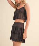 Tara Fringe Skirt Set