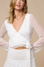 White Lace Two-Piece Skirt Set. sold separately