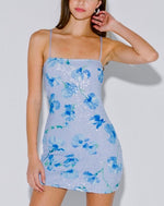 Bluebell Sequin Floral Mini Dress
