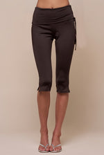 Chocolate Brown Two-Piece Set
Top and Capri Pants Sold Separately