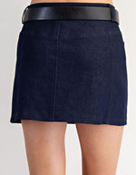 Buckle Up Denim jacket -navy blue