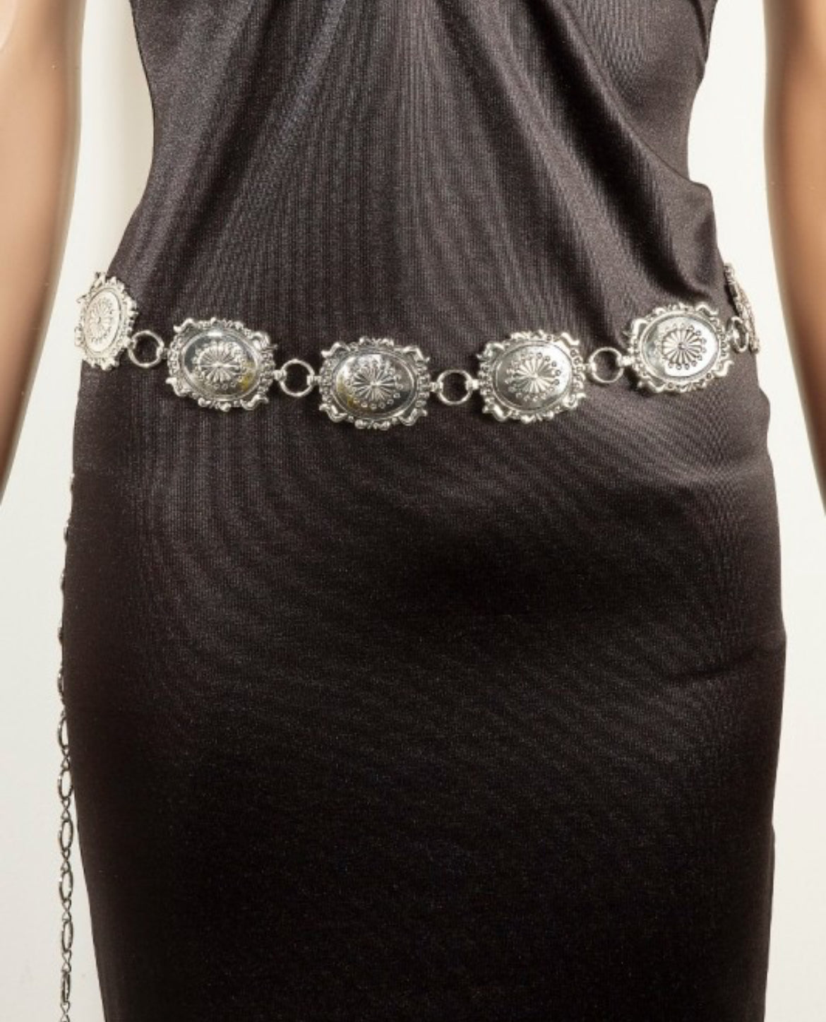 Western Concho Link Belt- silver or gold