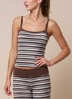Brown Stripe Two-Piece Pant Set- sold separately