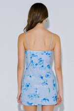 Bluebell Sequin Floral Mini Dress