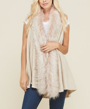 Leah Faux Fur Vest