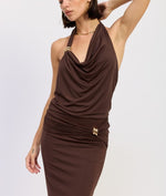 Cocoa Cowl Halter Top – Sold Separately