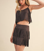 Tara Fringe Skirt Set
