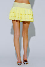 Yellow Ruffle Skirt Set
