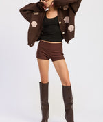 Shell Knit Cardigan – Chocolate
