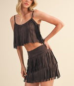 Tara Fringe Skirt Set