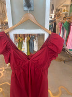 Audrey tie back ruffle sleeve mini dress