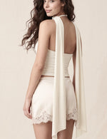 Scarlet Halter Wrap Mini Dress