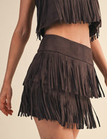 Tara Fringe Skirt Set