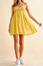 Sunshine Ruffle Back Mini