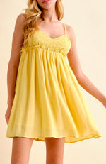 Sunshine Ruffle Back Mini