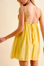 Sunshine Ruffle Back Mini
