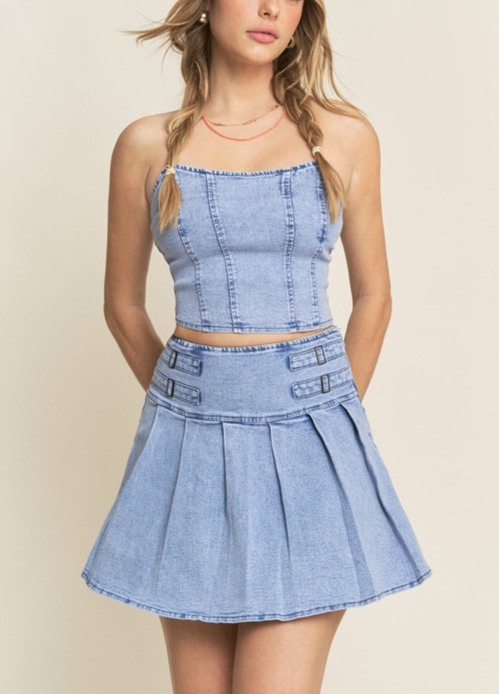 Denim Darling Two-Piece Set