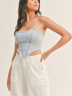 Ravi denim bustier