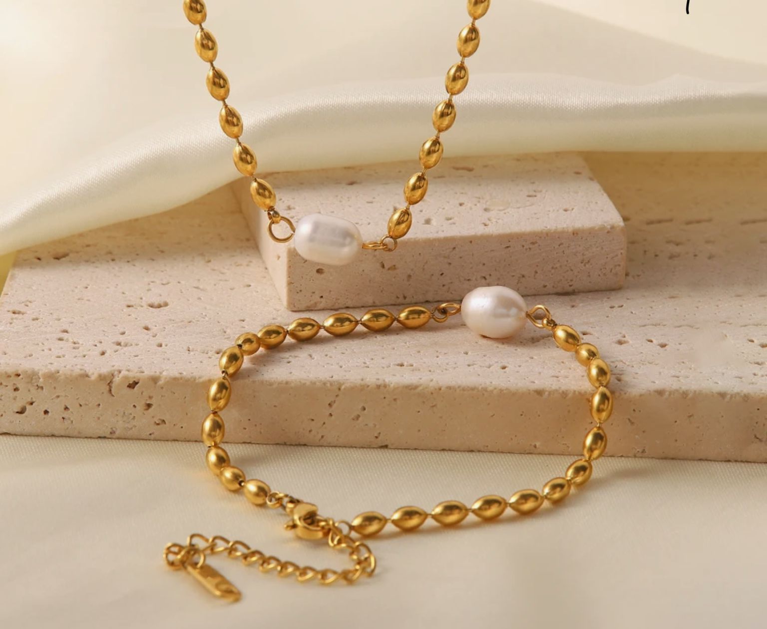 Pearl necklaces